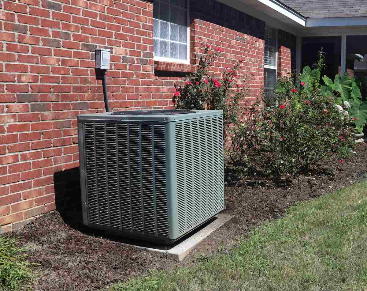 hvac system installed in a house